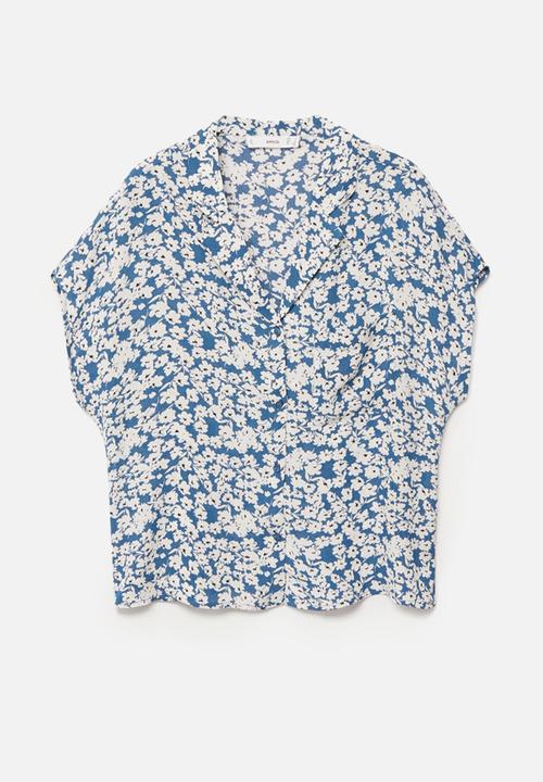 MANGO - Shirt shirty - blue