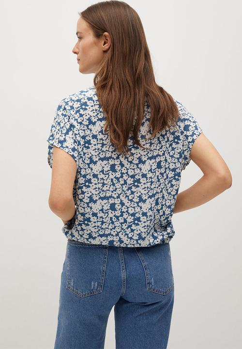MANGO - Shirt shirty - blue