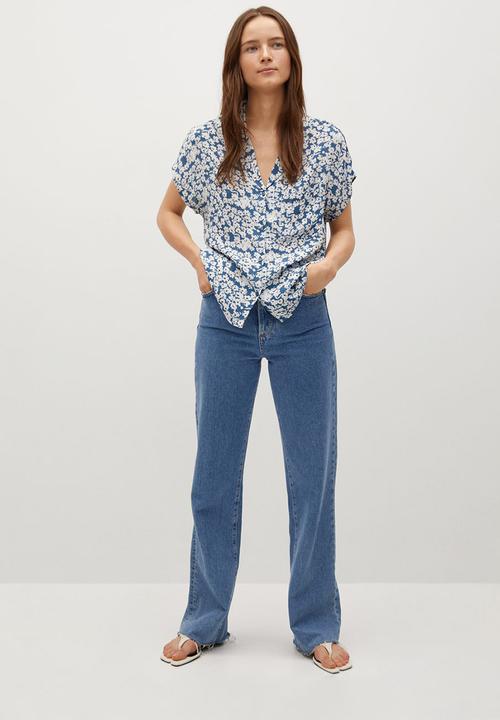 MANGO - Shirt shirty - blue