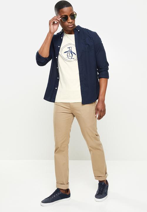 Original Penguin - Circle logo tee - neutral
