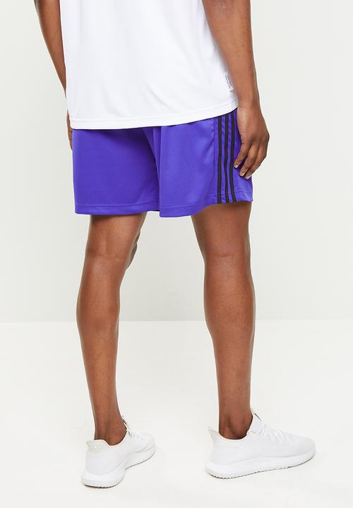 adidas Performance - 3s shorts - purple & black 