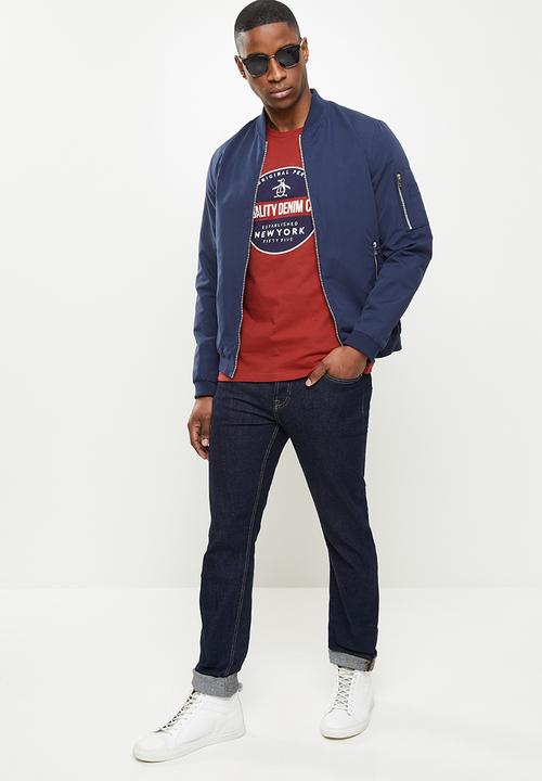 Original Penguin - Quality circle tee - red