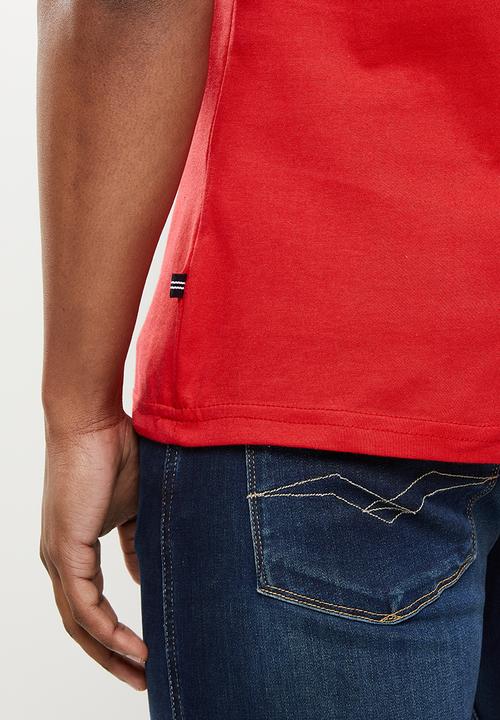 Nautica - Sailing boat flag tee - red