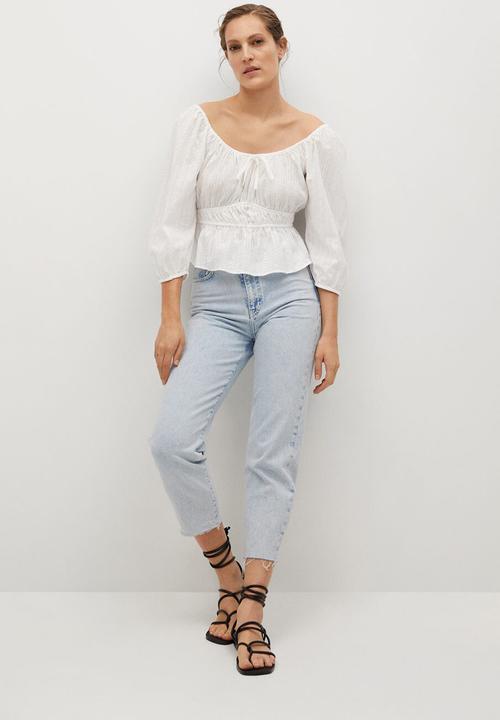 MANGO - Blouse lindas - white