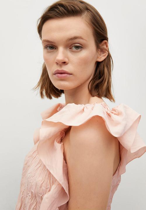 MANGO - Blouse costa - light pastel pink