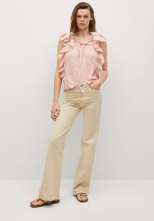 MANGO - Blouse costa - light pastel pink