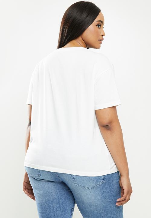Violeta by Mango - Plus T-shirt mickey - white