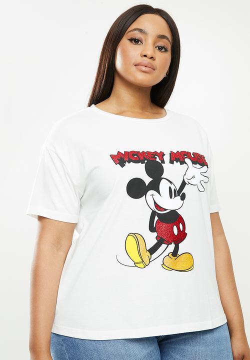 Violeta by Mango - Plus T-shirt mickey - white
