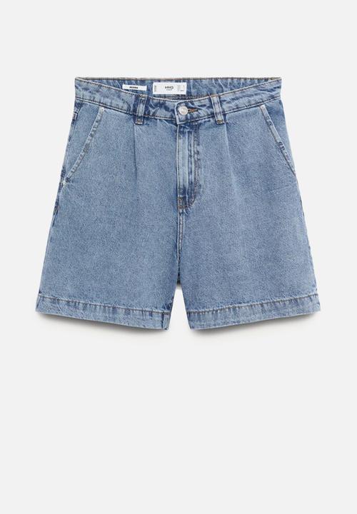 MANGO - Shorts regina - blue