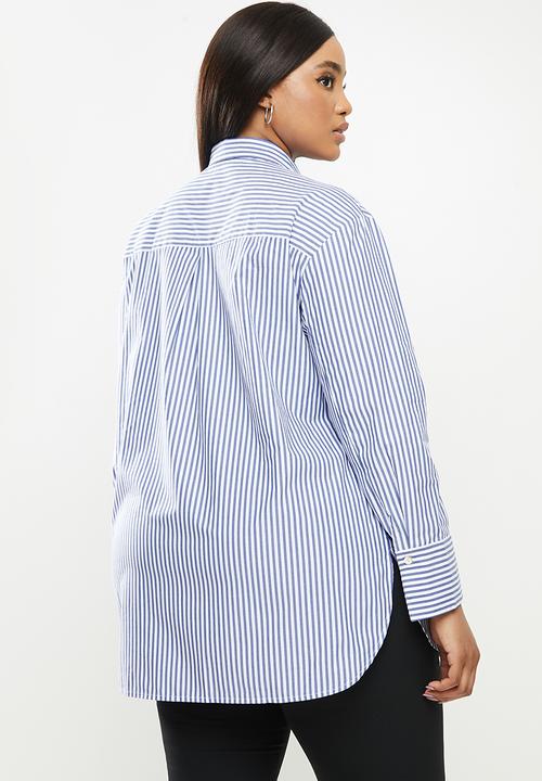 Violeta by Mango - Plus blouse blus8 - medium blue