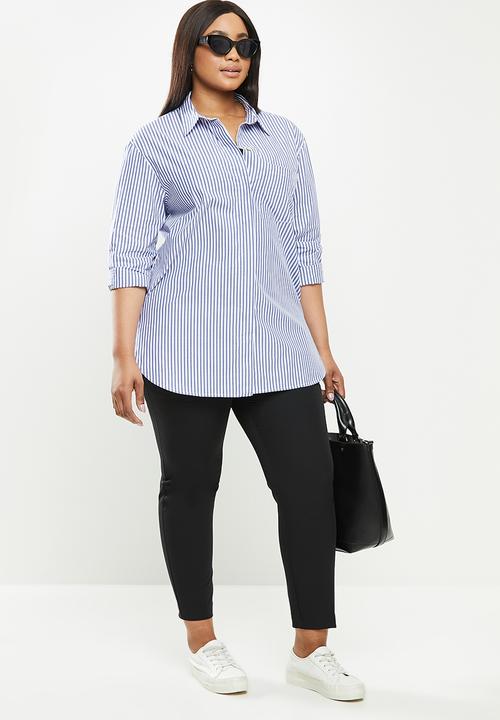 Violeta by Mango - Plus blouse blus8 - medium blue