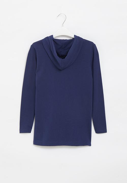 Aca Joe - Big-boys combed jersey sweater - navy