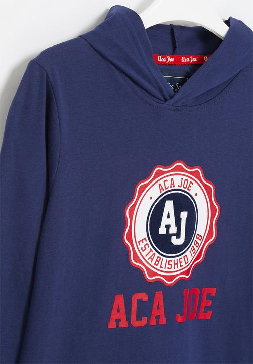 Aca Joe - Big-boys combed jersey sweater - navy