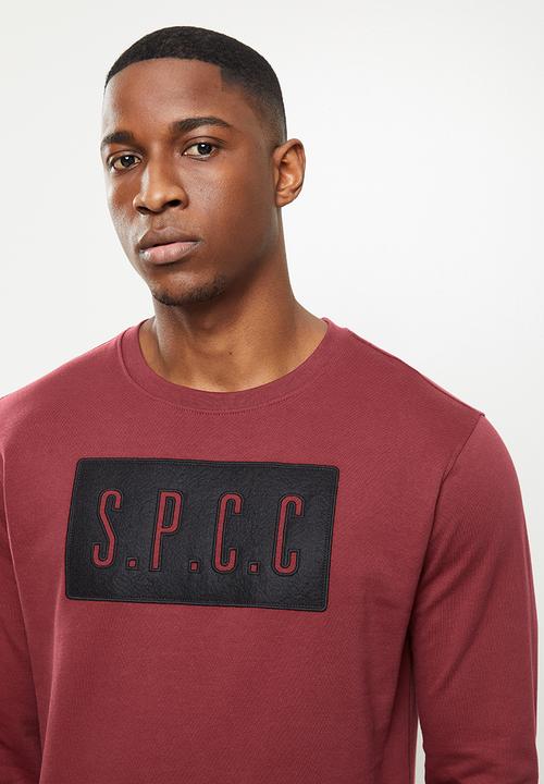 S.P.C.C - Hector crew neck sweat - bloodstone