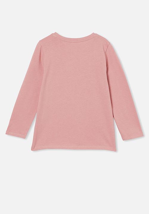 Cotton On - Penelope long sleeve tee - musk rose / flower child