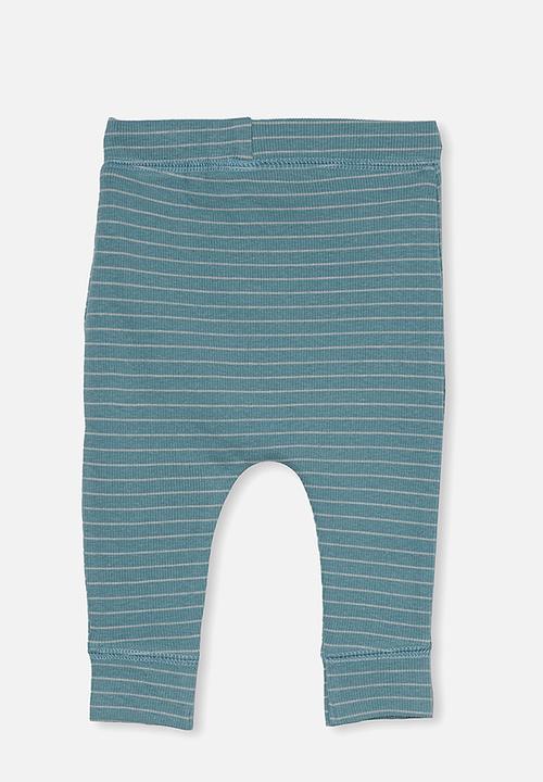 Cotton On - Patrick pant - rusty aqua/rainy day