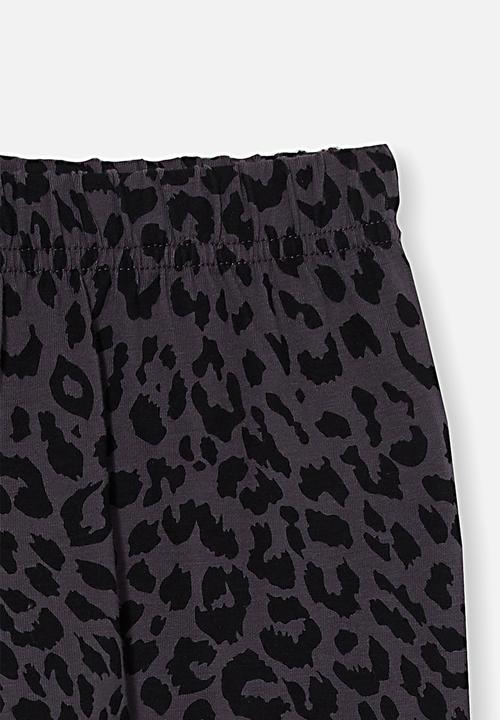 Cotton On - The legging - rabbit grey summer ocelot