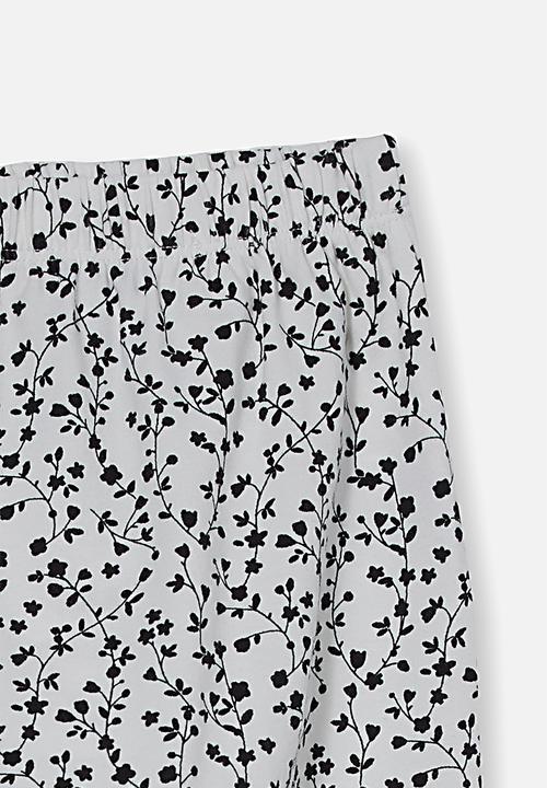 Cotton On - The legging - vanilla/black sierra floral