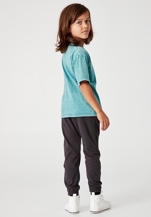 Cotton On - License drop shoulder short sleeve tee - green