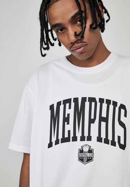 Factorie - Regular graphic T-shirt - white