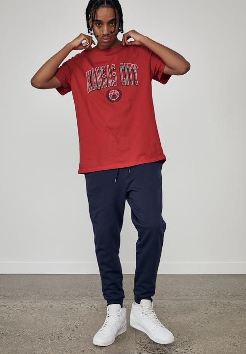 Factorie - Regular graphic T-shirt - engine red
