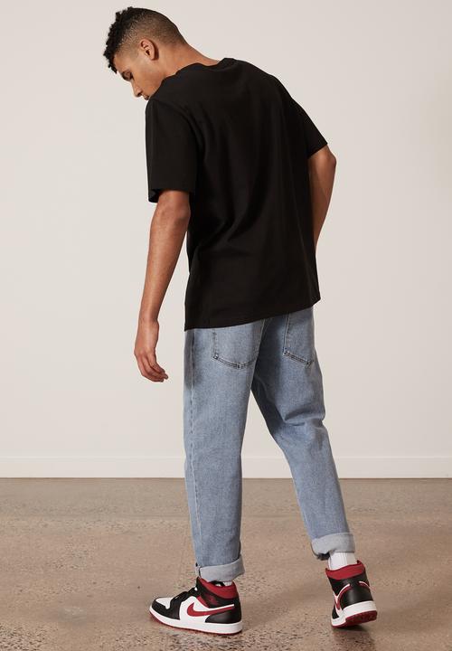 Factorie - Regular graphic t shirt - black white