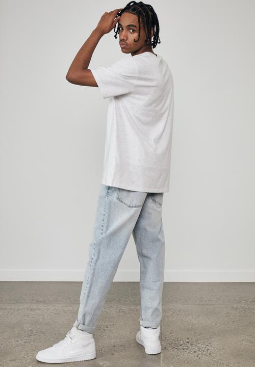 Factorie - Regular graphic t shirt - silver marle grey