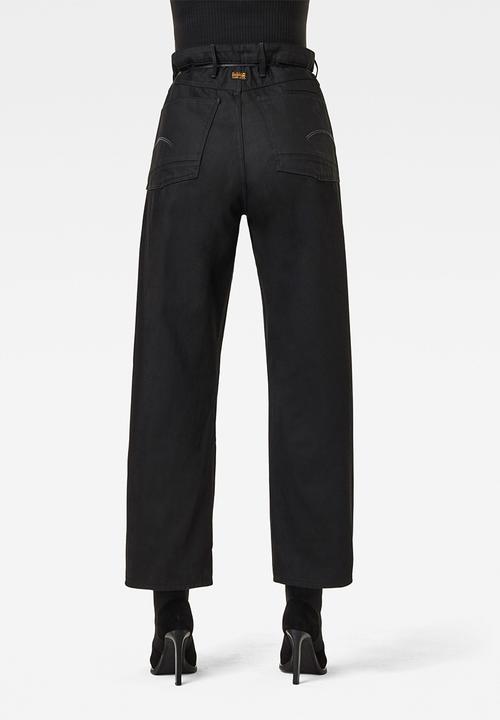 G-STAR - Lintell navy high dad jeans  - pitch black