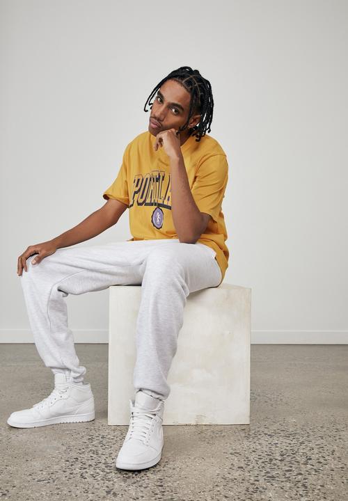 Factorie - Regular graphic T-shirt - yellow