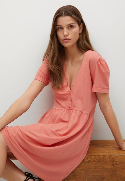MANGO - Dress thalia - pink