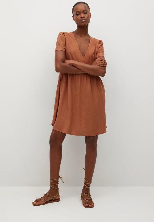 MANGO - Dress thalia - orange