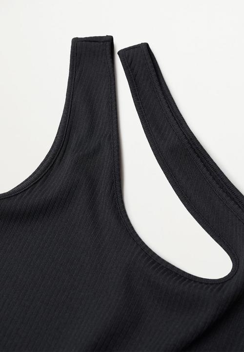 MANGO - Top simon - black