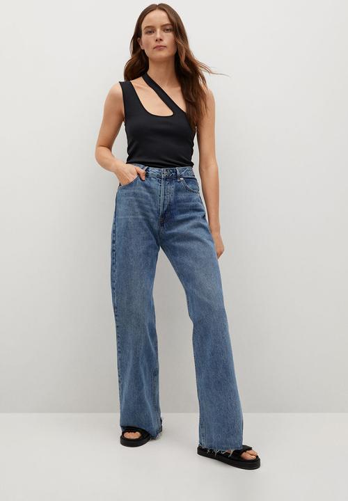 MANGO - Top simon - black