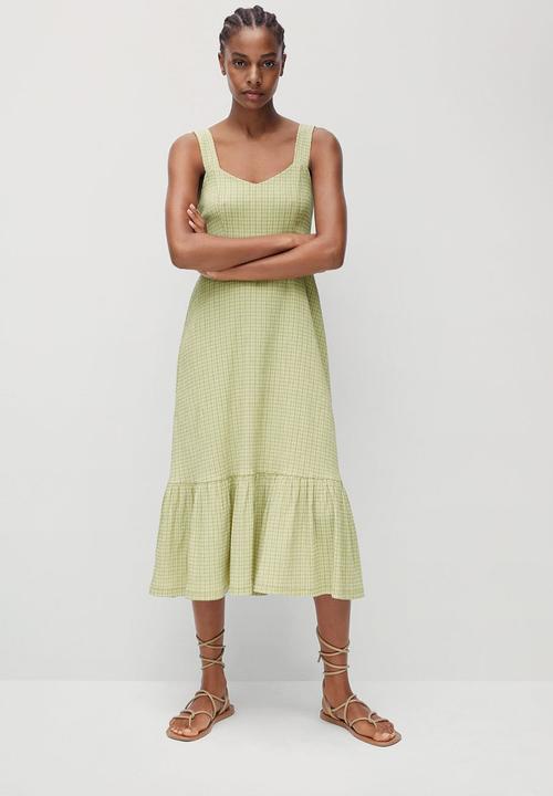 MANGO - Dress onia - green