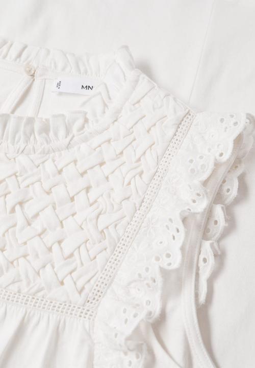 MANGO - Dress petra - white