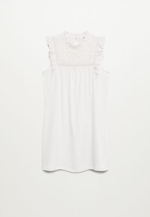 MANGO - Dress petra - white
