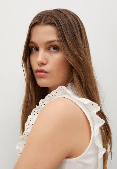 MANGO - Dress petra - white