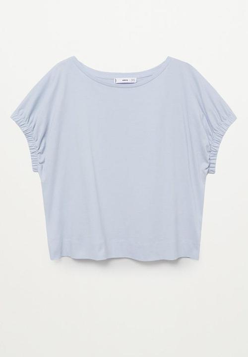 MANGO - T-shirt gomi - blue