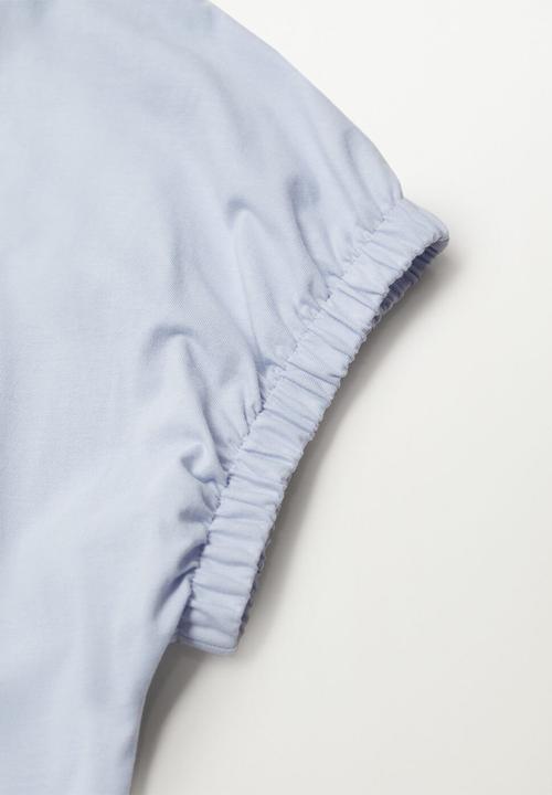 MANGO - T-shirt gomi - blue