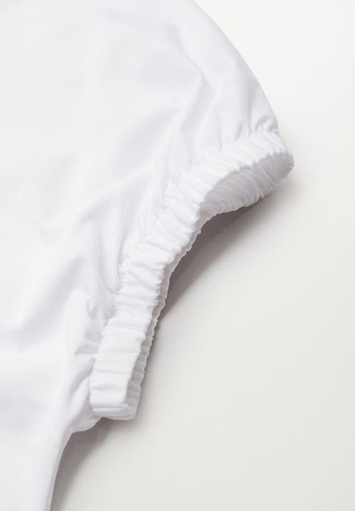 MANGO - T-shirt gomi - white