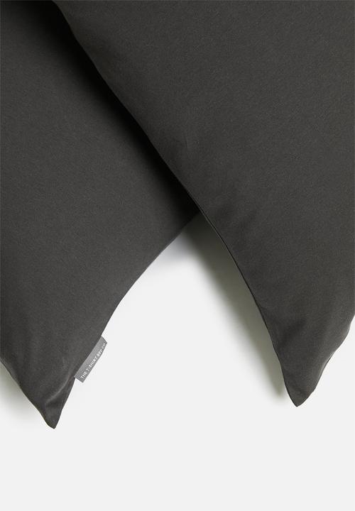 T-shirt Bed Co. - T-shirt cotton pillowpacks - deep charcoal