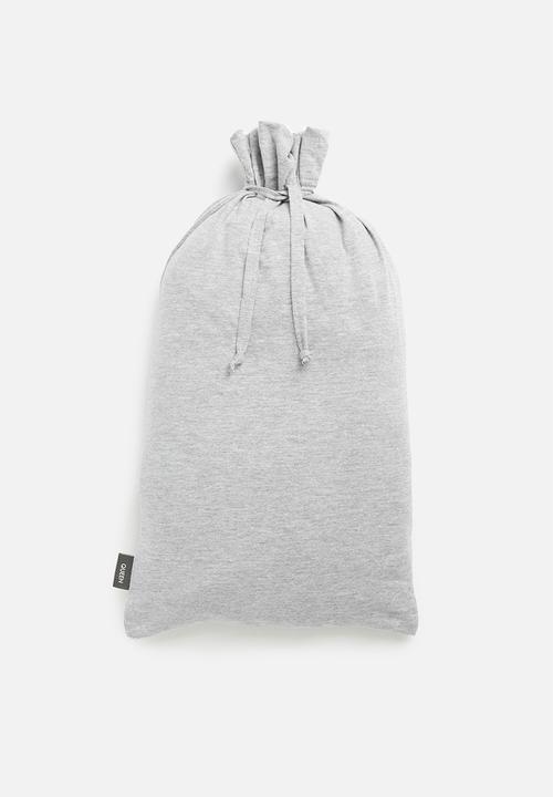 T-shirt Bed Co. - T-shirt cotton fitted sheet set - soft grey