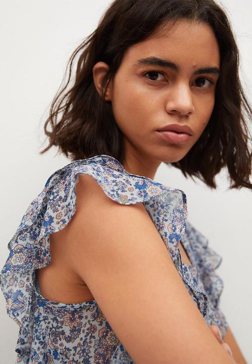 MANGO - Blouse axel - blue