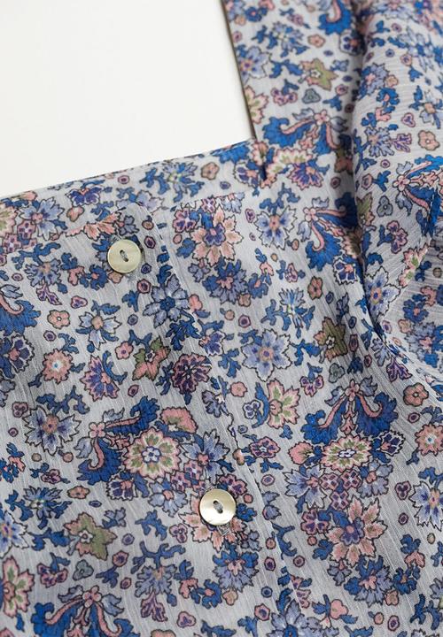 MANGO - Blouse axel - blue