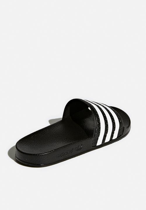 adidas Performance - Adilette j - black/white