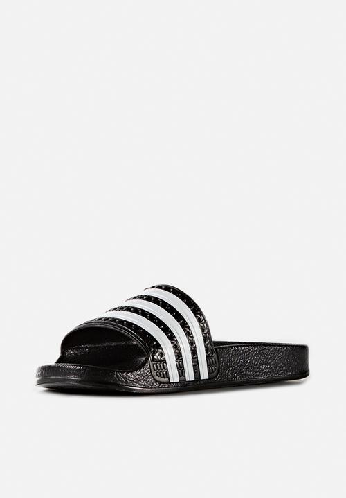 adidas Performance - Adilette j - black/white