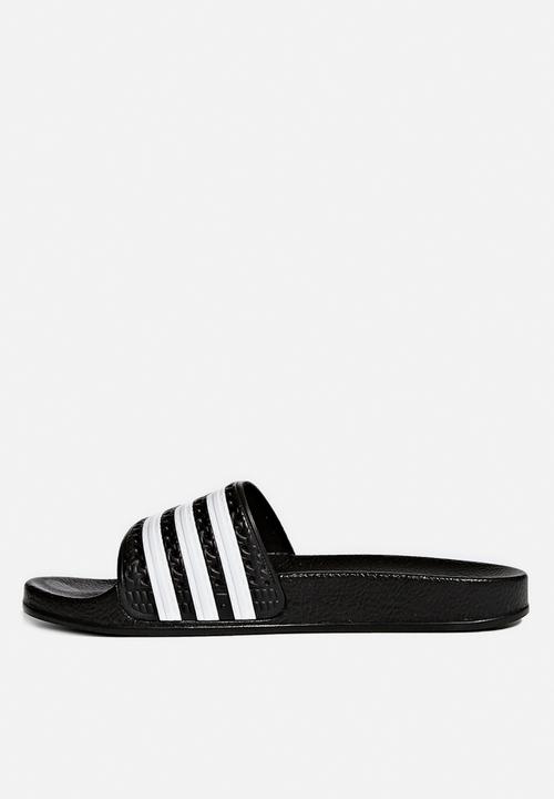 adidas Performance - Adilette j - black/white