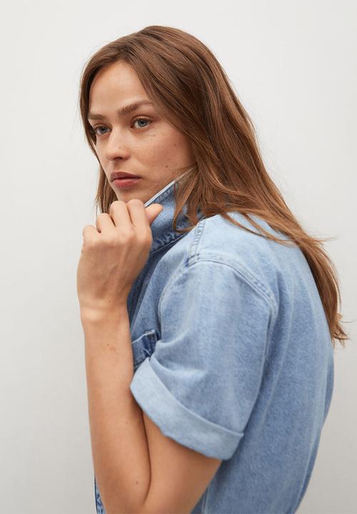 MANGO - One-piecesuit paris - blue