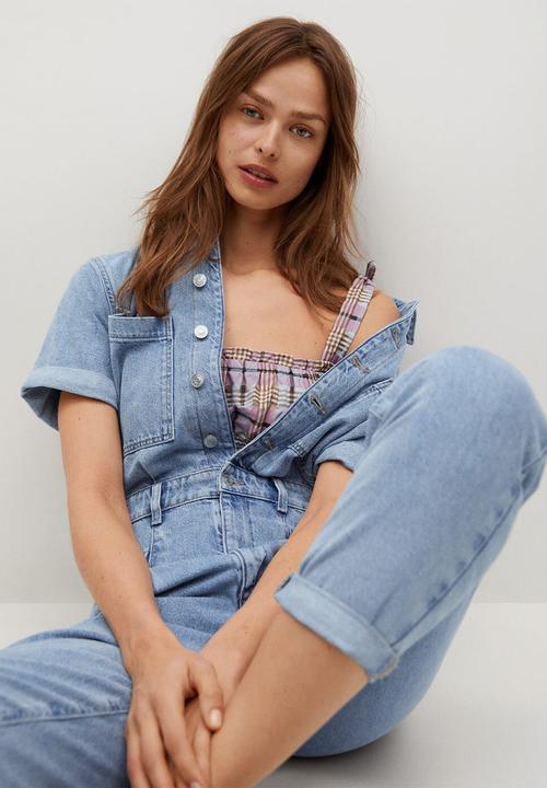 MANGO - One-piecesuit paris - blue