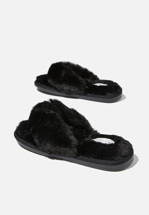 Cotton On - Body thong slipper - black